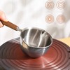 Mini Butter Warmer Pot Multifunctional Fast Heating Oil Stainless Steel