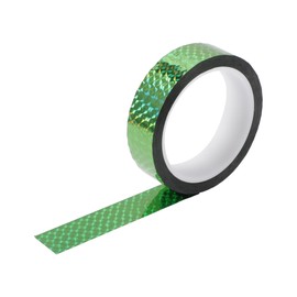 RATCHROLL 1 Roll Universal Air-Release Adhesive Pinstripe Tape Holographic Automotive Pinstriping Tape Green 0.98"x164.04ft