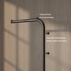 BUZUEY clothes rack,Modern clothing racks for hanging clothes,7-shaped coat rack
