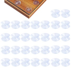 Vikrami lighting 30pcs 20mm Featuring Double Sided Suction Cups，Small Plastic Suction Cups, Suction Cups,Small Suction Cups,Suction Cups Without Hooks Clear Suction for Kitchen, Bathroom, and Windows