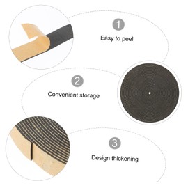 BIUDECO Sealing Strip for Speaker 1 Roll Foam Tape Foam Noise Insulation Tape for Car Audio