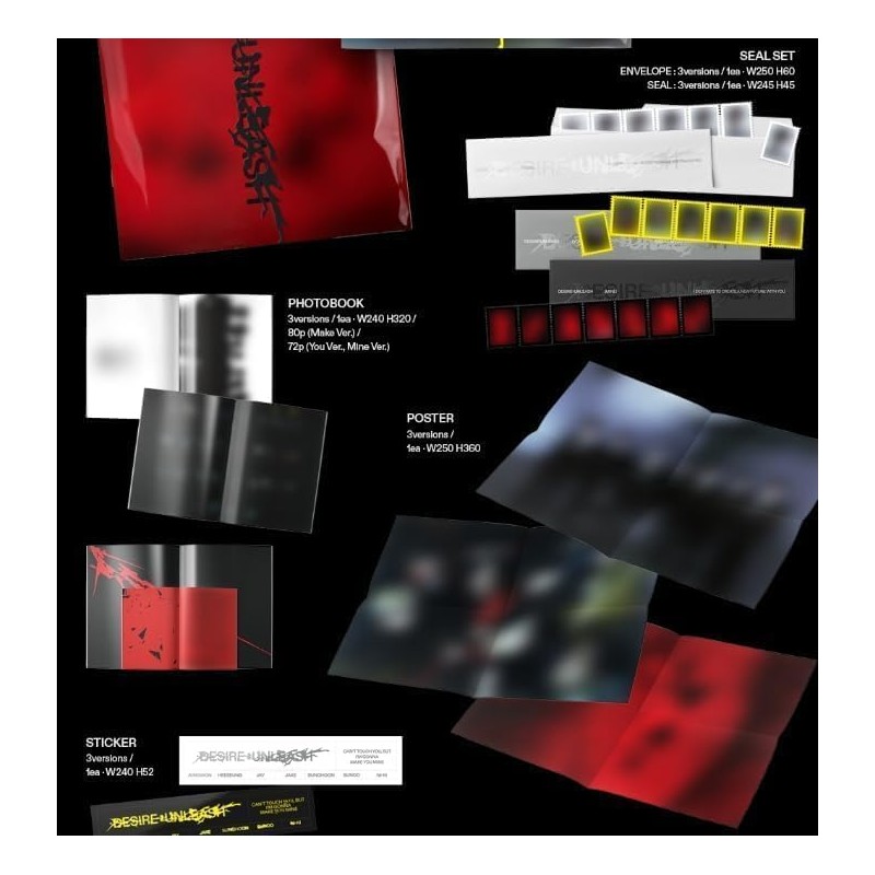 ENHYPEN DESIRE : UNLEASH 6th Mini Album Photobook Version (YOU