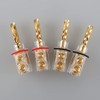 Viborg Audiocrast 4X HiFi Speaker Banana Plug Connectors 4MM BFA