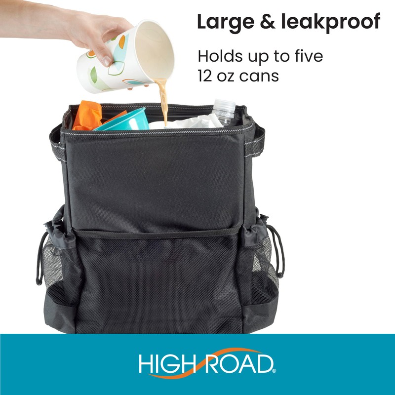 High Road StashAway Large Car Trash Can for Back Seat