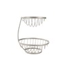 Spectrum Diversified Ashley 2 Tier Server Serving Basket Fruit Bowl