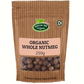 Organic Whole Nutmeg 250g by Hatton Hill Organic