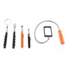 5Pcs Telescoping Magnetic Pickup Tool 360° Rotation Shock Resistant LED