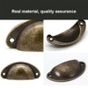 WUJENPEAHT 6 Pcs Antique Brass Cabinet Handles Vintage Kitchen Cupboard