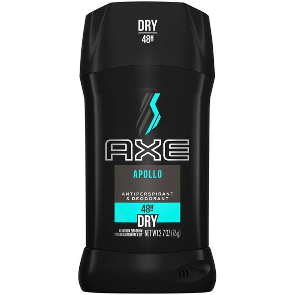 AXE Antiperspirant Deodorant Stick for Men, Apollo 2.7 oz Pack of 2