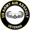 US Army Air Assault Veteran BUMPER STICKER LAPTOP STICKER WINDOW STICKER