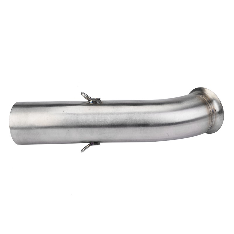 Motorcycle Full Exhaust System Vent Middle Pipe Link Connect for