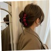 PACKOVE Rose Shape Hair Clip for Women Floral Decor Hair