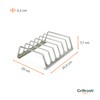 Grillrost.com Das Original Stainless steel rib holder, RibRack for 6