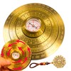 Feng Shui Golden Compass, Solid Brass Bagua Feng Shui Luo