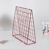WYEHHLJ Desktop Photo Display Shelf, Sticky Note Grid Display Shelf,