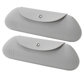 BIUDECO Travel Cosmetics Pouch Brush Holder Travel Brush Case for Women Portable Makeup Bag