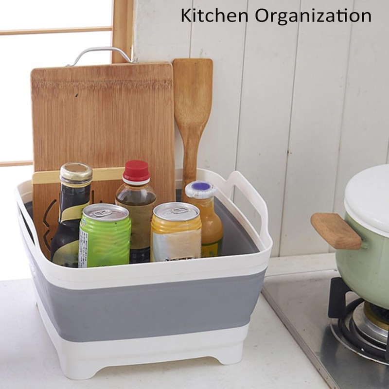 Mulcort Folding Sink, Washing Up Bowl for Dishwashing, Portable Sink