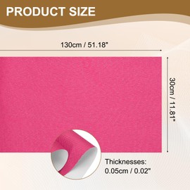 PATIKIL Book Binding Cloth, 51 x 11 Inches Book Cloth for Binding Repairing Fabric Surface Paper Backed Bookbinding Supplies, Rose Red