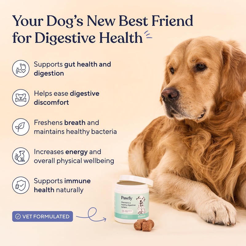 Pawfy Probiotics for Dogs | Supports Digestive Health, Diarrhea for