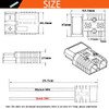Battery Connector, CESFONJER 2 Sets 120A 600V Battery Quick Connect,