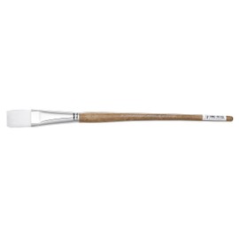 Grumbacher Bristlette Flat Oil and Acrylic Brush, Synthetic Bristles, Size 12 (4720F.12)
