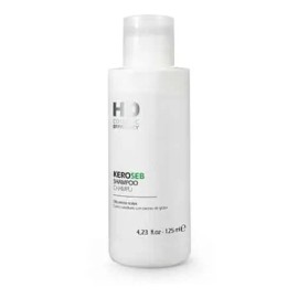 HD Cosmetic Keroseb Champú 125 ml Control Exceso Grasa Cuero Cabelludo Limpieza Profunda Suaviza Equilibra Uso Diario Cabello Graso