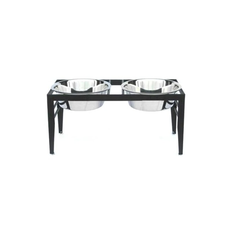 Chariot Double Bowl Elevated Dog Diner - 7" Tall