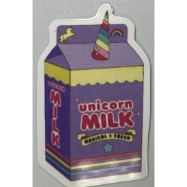 UNICORN Milk Magic Fresh Super Cool Popular Parody Food  Vinyl Decal Graffiti