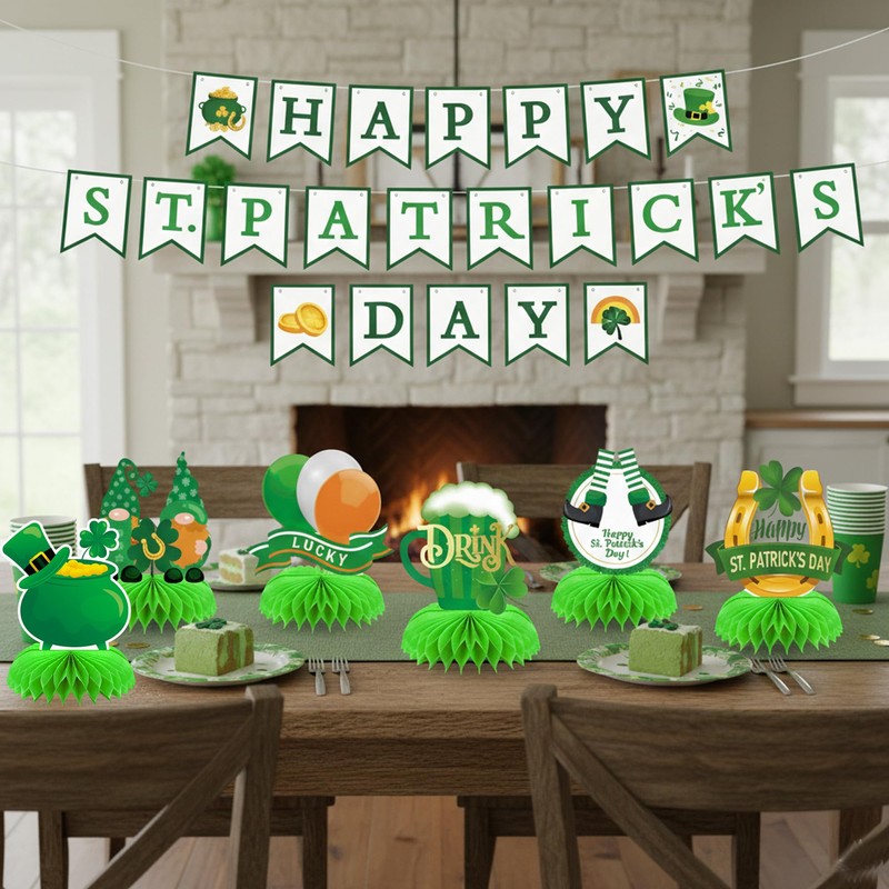St. Patrick's Day Decorations Set - "Happy St. Patrick's Day"