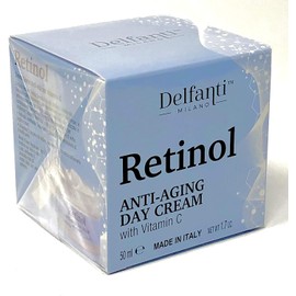 Delfanti-Milano • RETINOL ANTI-AGING Day Face Cream • with Vitamin C • Made in Italy#