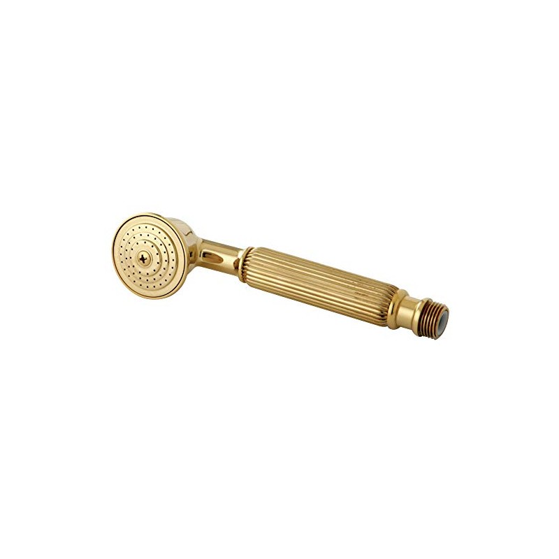 Kingston Brass K107A2 Vintage Hand Shower Head, Polished Brass 6.88