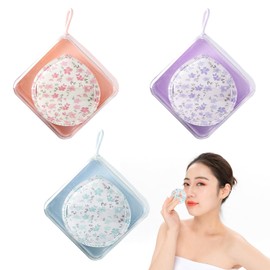PAVIKE Sponge Puff Makeup Sponge Puff Makeup (3 Pieces) Makeup Sponge, Drop Type, For Wet and Dry Use, With Makeup Puff Storage Case, Soft, Durable, Multi-functional Makeup Puff Makeup Tool, 3 Colors,