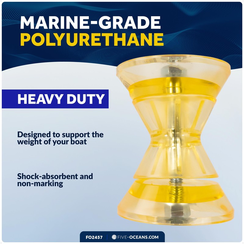 Five Oceans 3-Inch Boat Trailer Roller - Marine Boat Roller