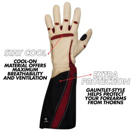 Bionic Women's Rose Gloves, X-Large Black