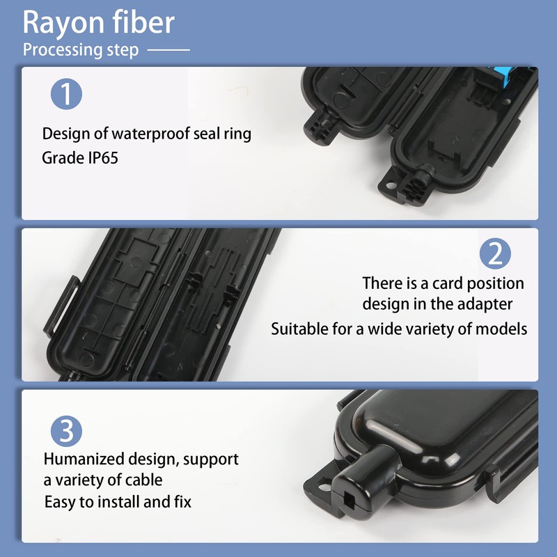 PNGKNYOCN Optical Fiber Waterproof Box FTTH Drop Cable Protection Box