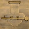 CBH Brass Magic Mushroom Chest Face Plate Backplate Hardware Set