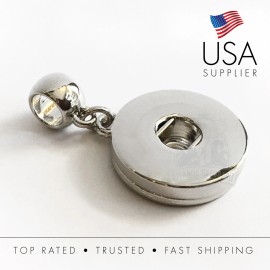 Unbranded Modern Design Snap Necklace Slide--Fits 18-20mm Snaps - Slide Only