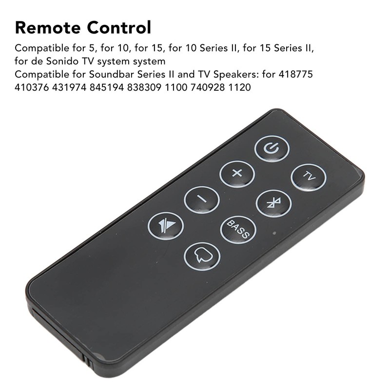 Soundbar Remote Control, KIMISS Universal Remote Controller Replacement for 418775