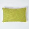 HOMESCAPES Lime Green 12 x 20 Inch Nirvana Pure Slub