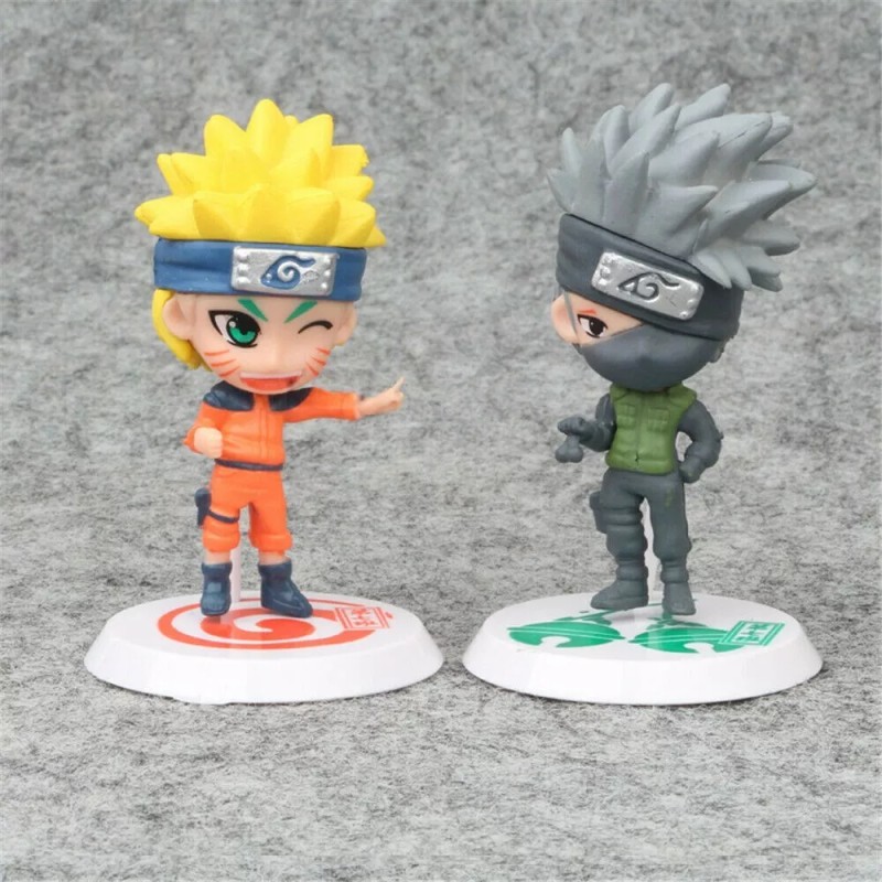 6 Pcs Naruto Shippuden Kakashi Uzumaki Naruto Action Figure Collectible