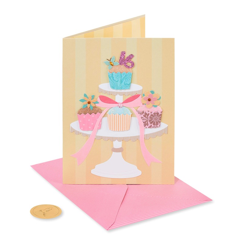 Papyrus Sweet 16 Birthday Card (Wishes Come True)