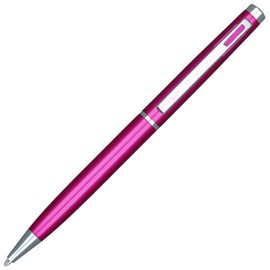 Lanier Matt Purple 4G Ballpoint Pen - Purple Accents and Shiny Chrome Ring & Parts with Medium Tip 0.7mm Cross Style Refill