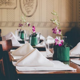 WedDecor 20 Inch Cotton Polyester Table Napkin for Home, Hotel, Dinning, Wedding, Banquet, Party, Events, Hemmed Edges Lightweight & Machine Washable (10pcs, Blue#1)