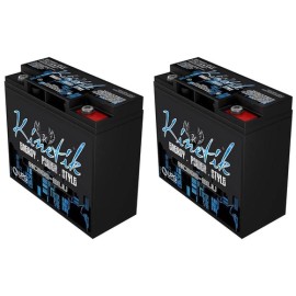 Kinetik Brand New HC600-BLU 600 Watt 12 Volt Battery Power Cell - 2 Pack