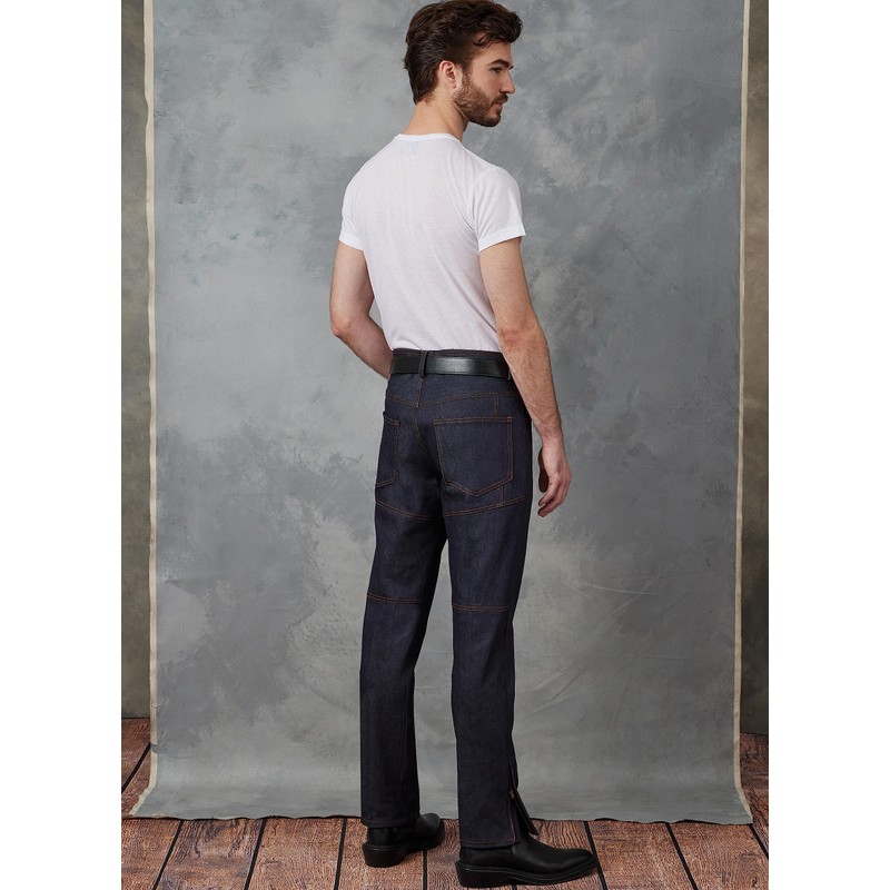 Vogue Men's Jeans Sewing Pattern Kit, Design Code V1915, Sizes