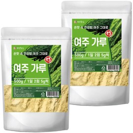 Domestic bitter melon powder 500g, 2 packs, large capacity, 100% bitter melon fruit / 국산 여주 분말 가루 500g 2개입 대용량 여주열매 100%