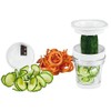 Paderno Spiral Cutter, Plastic, White, One Size