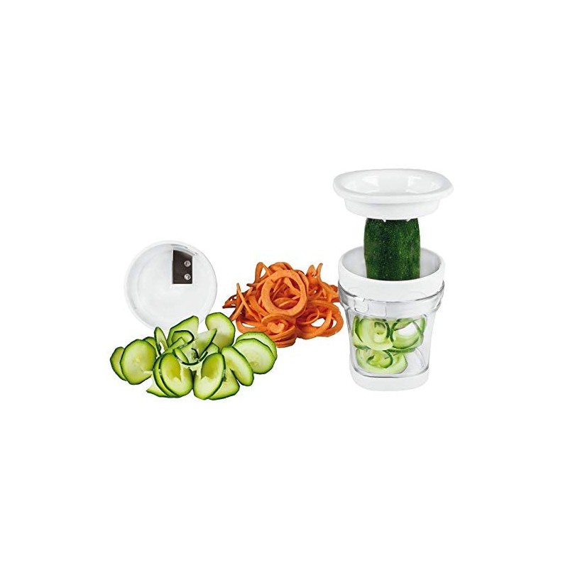 Paderno Spiral Cutter, Plastic, White, One Size