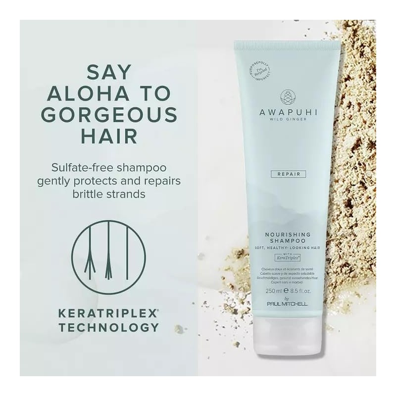 Paul Mitchell Awapuhi WildGinger Moisturizing Lather Shampoo, 250 ml