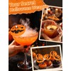120Pack Halloween Pumpkin Drink Cocktail Umbrellas Picks